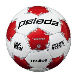モルテン(molten) サッカーボール ペレーダ 4000 ホワイト×メタリックレッド 4号球 F4L4000-WR｜aozoraya-sp