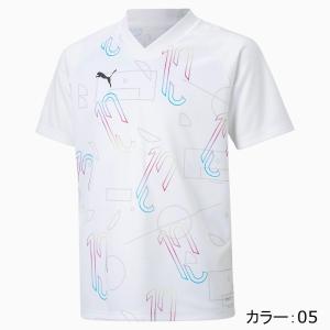 プーマ (puma) キッズ サッカー NJR ネイマール THRILL 半袖 ユニフォーム 116-152cm Tシャツ (22SS) Puma White 605671-05の商品画像