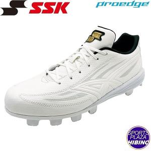 SSKプロエッジMC-VW ホワイト×ホワイト27.0　　Pカバー付 proedge 交換無料 野球 スパイク ポイント 白 SSK プロエッジ MC