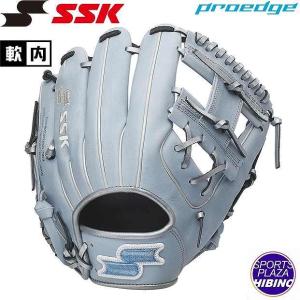 エスエスケイ(ssk) 一般軟式野球 プロエッジ 内野手用 (23aw) 軟式グラブ 軟式グローブ Bブルー×シルバー 右投げ PENSC123F-6595