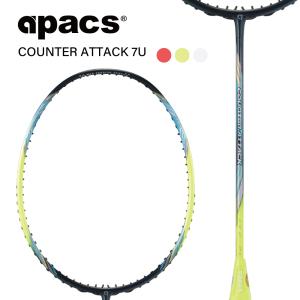 APACS COUNTER ATTACK バドミントン ラケット アパックス バドミントンラケット 35ポンド（COU-A）｜apacs