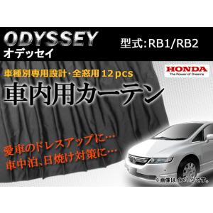 スモークレンズカバー テールランプ オデッセイ RB1/RB2 ブラック