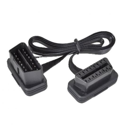 フラット スリム OBD 2 OBD2 OBD2 16ピン オス メス ELM327 診断延長 ケー...