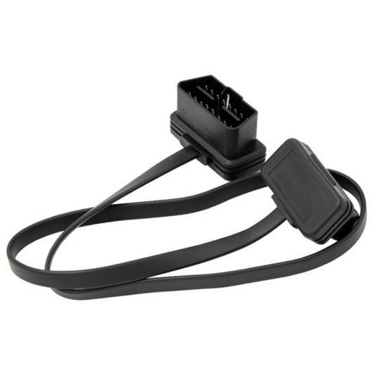 OBD2 16 ピン メス フラット診断 L字延長 ケーブル コネクタコネクタ AL-AA-7851...