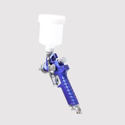 スプレーガン重力 HVLP 車 エア ペイント 1.7mm ノズル 43-57PSI 600mlポッ...