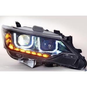 適用: トヨタ カムリ ヘッドライト 2015 LED GIT ヘッドランプ エンジェル アイ DRL 4300K〜8000K 35W・55W AL-HH-1212