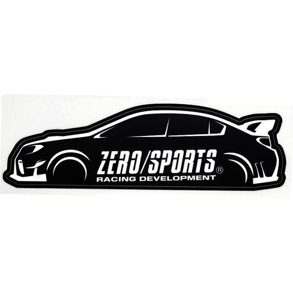 ゼロスポーツ/ZERO SPORTS デザインステッカー ブラック 180mm×53mm DS-1 ...