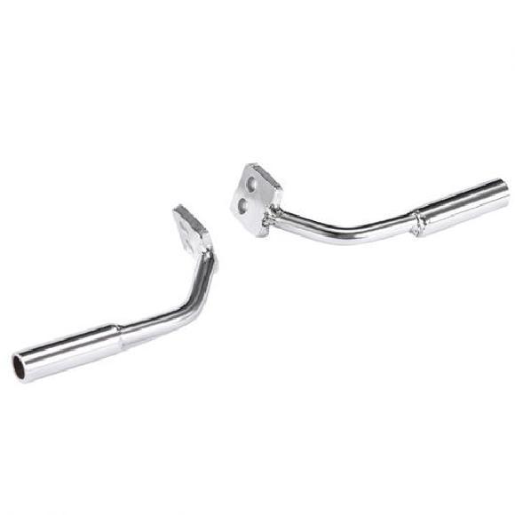 1ペア シミュレーション エキゾースト パイプ ガス 吹き出し口 適用: トラクサス TRX-4 T...