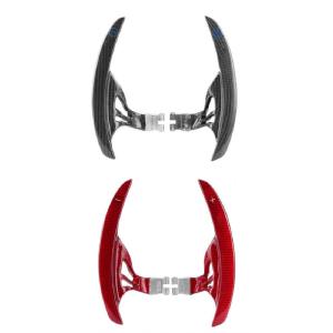 ステアリング ホイール シフト パドル 拡張 長さ アップグレード カーボンファイバー パドル シフ...