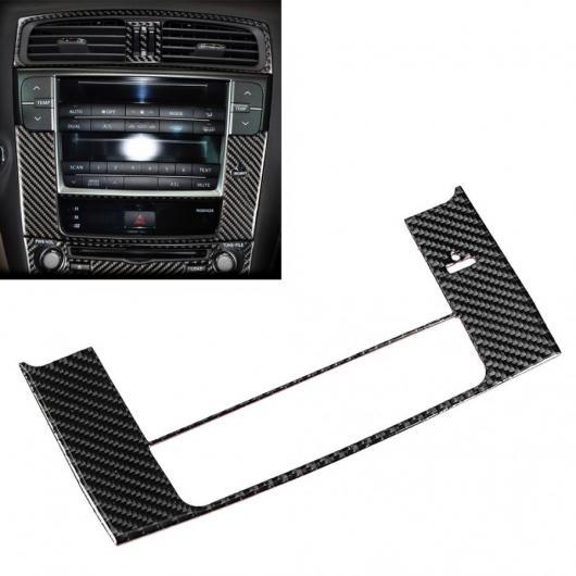 カーボンファイバー インテリア 装飾 ナビゲーション コントロール パネル トリム 適用: レクサス...