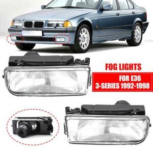 E36 フォグライト 適用: BMW 1992-98 E36 3シリーズ 2/4D フロント バンパー フォグライト ランプ 63178357389/63178357390 AL-KK-5151 ALの商品画像