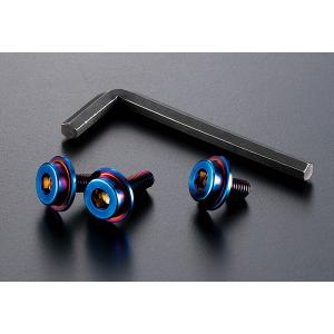 デジキャン チタンライセンスボルト オーロラ M6×20ｍｍ/12ｍｍ TRBM6-LLの商品画像