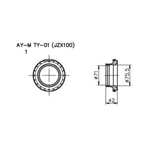 トラスト/TRUST GReddy エアインクスBタイプ エアフロアダプター TY-01(12512...