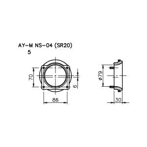 トラスト/TRUST GReddy エアインクスBタイプ エアフロアダプター NS-04(12522...