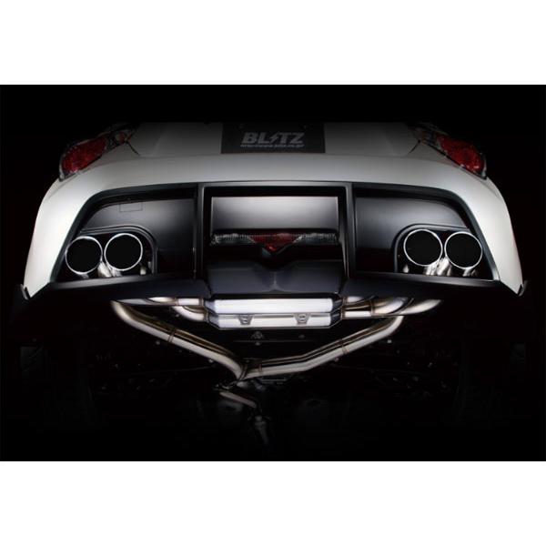 ブリッツ/BLITZ NUR-SPEC VS Quad Model マフラー TRDバンパー専用 6...