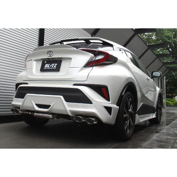 ブリッツ/BLITZ NUR-SPEC VS Quad Model マフラー TRDバンパー専用 6...