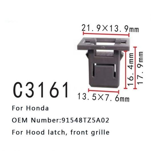 フロント グリル クリップ オート 91548TZ5A02 適用: ホンダ フード ラッチ 接続 パ...