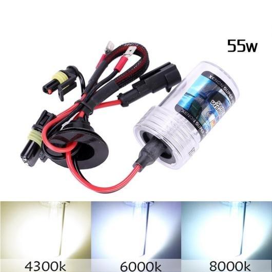 2ピース 12V 55W キセノン H7 HID コンバージョン 4300K ホワイト イエロー〜8...