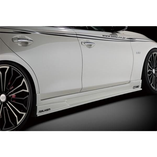 ブリッツ/BLITZ エアロスピードRコンセプト サイドステップ 未塗装 60178 ニッサン スカ...