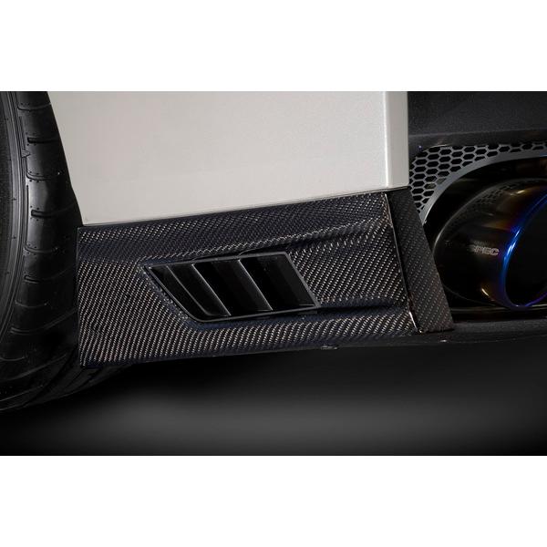 ブリッツ/BLITZ エアロスピードRコンセプト リアマッドガードカバー 未塗装 カーボン(CFRP...