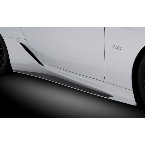 ブリッツ/BLITZ エアロスピードRコンセプト サイドスカート ブラックグラデーションクリアー塗装...