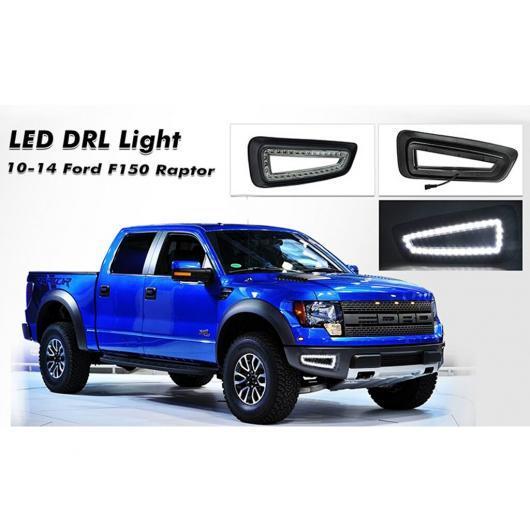 ホワイト LED デイタイム ランニング ライト 適用: フォード/FORD F150 ラプター 可...