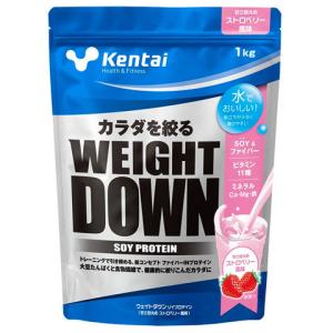 Kentai ウェイトダウン ソイプロテイン 1kg ストロベリー風味 K1242