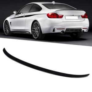 3 スタイル 光沢ブラック トランク メンバー スポイラー 適用: 適用: BMW 4シリーズ F32 クーペ 2014 + AL-MM-8303 AL