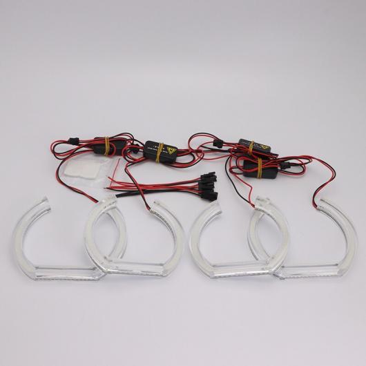 ホワイト デイライト カット スタイル DRL DTM U シャープ ライト クリスタル エンジェル...