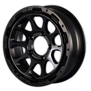 モーターファーム/Motor Farm FARM D10 ホイール マットブラック 16インチ×5....