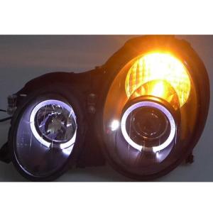 適用: メルセデス・ベンツ 1997-2003 W208 CLK200 CLK280 CLK230 CLK320 LED エンジェルアイ DRL デイタイム キセノン ロー ビーム AL-OO-8303 AL