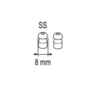 オムロン/OMRON イヤメイト用耳せん SS 入数：2個入 AK-EACP-SS