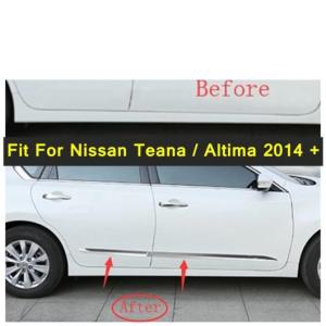 自動車 スタイリング サイド ドア モールディング ボディ ストリップ カバー トリム 4ピース 適用: 日産 ティアナ/アルティマ 2014-2018 AL-PP-4323 AL