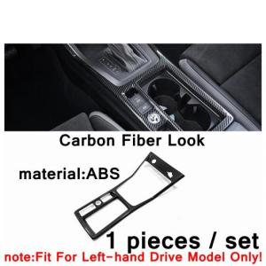 自動車 ギア シフト ボックス センター コントロール カップホルダー パネル カバー ステッカー トリム アクセサリー 左ハンドル用 タイプA AL-PP-4350 AL
