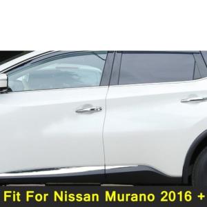 エクステリア キット 適用: 日産 ムラーノ 2016-2021 レイン シールド デフレクタ トリム ウインドウ バイザー プロテクター カバー AL-PP-4371 AL