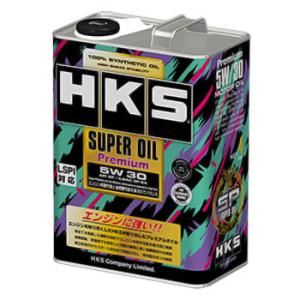 HKS エンジンオイル スーパーオイルプレミアム 4L 5W30 API SP/ILSAC GF-6A 入数：1缶 52001-AK145｜apagency02