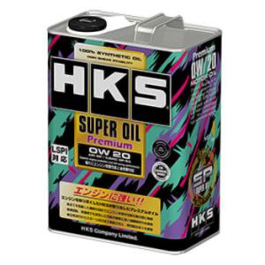 HKS エンジンオイル スーパーオイルプレミアム 4L 0W20 API SP/ILSAC GF-6...