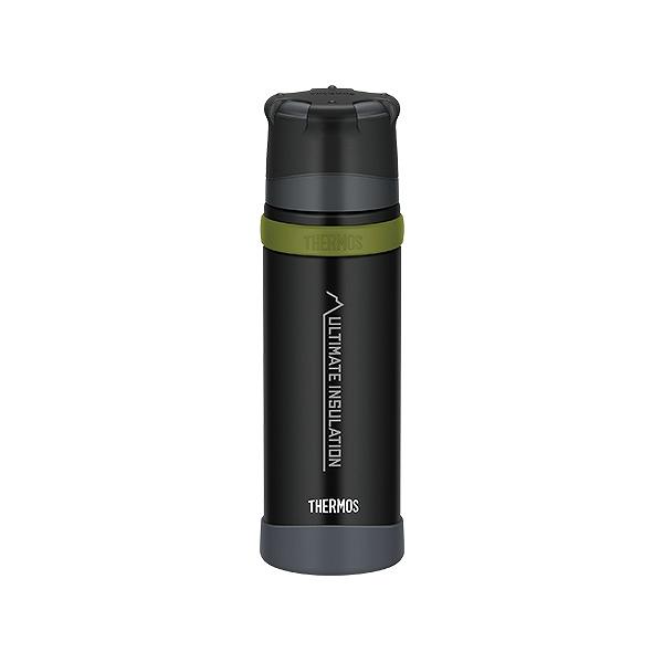 サーモス/THERMOS ステンレスボトル マットブラック 0.5L 山専用・保冷保温・丸洗いOK ...