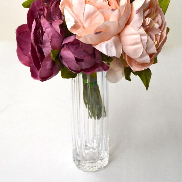 ボブクラフト フラワーベース リンカ L シンプルで美しいガラス花器 W622-1