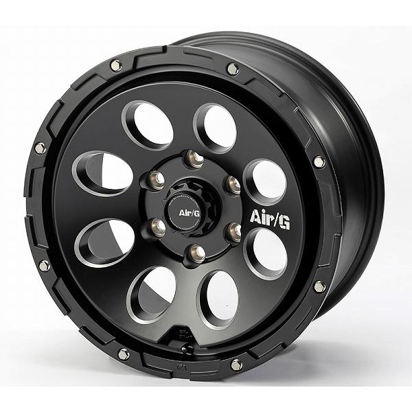 4x4エンジニアリング ホイール エアージー マッシヴ マットブラック 17インチ×8.0J ＋20...
