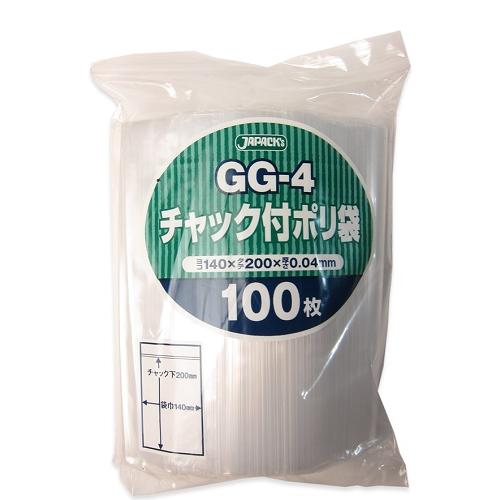 エムテートリマツ 増量Wチャック袋 60×85mm GG-2(037534-002)