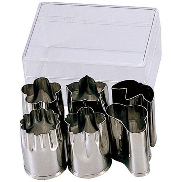 タイガークラウン(Tiger Crown) Pケース入 野菜抜型 6P 大 ステンレス鋼 お料理やお...