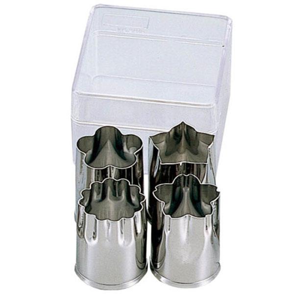 タイガークラウン(Tiger Crown) Pケース入 野菜抜型 4P 大 ステンレス鋼 お料理やお...