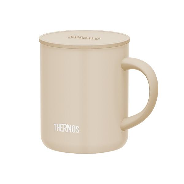 サーモス/THERMOS 真空断熱カップ ベージュ 350ml フタ付 保温保冷 JDG-352C(...