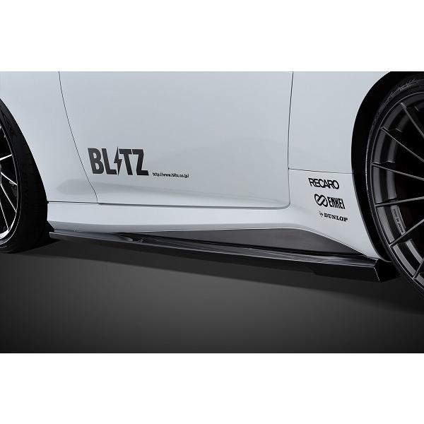 ブリッツ/BLITZ サイドスポイラー エアロスピードRコンセプト 日産 フェアレディZ RZ34 ...