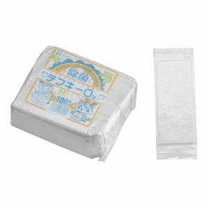 いただきます 平型おしぼり M 入数：1セット(100本入) POS9602