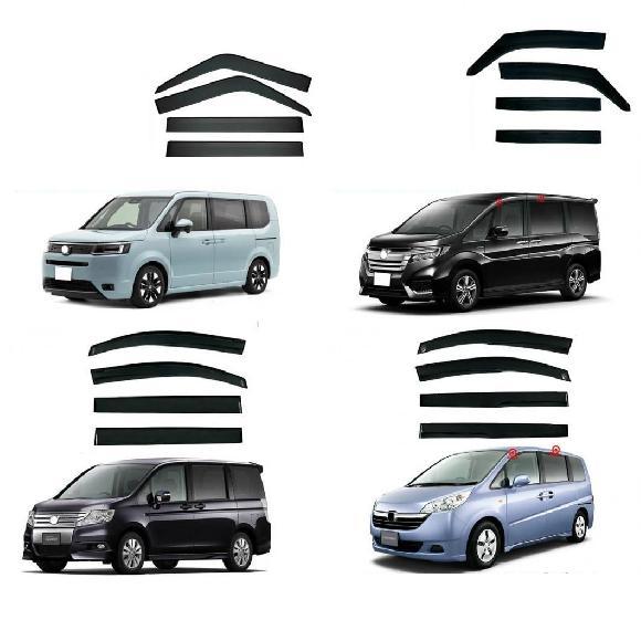 ウインドウ バイザー 適用: 2005-2023 ホンダ ステップワゴン レイン ガード MK6 R...