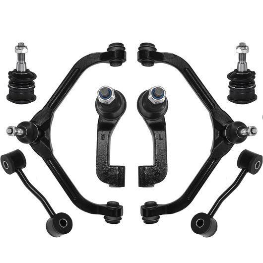 8 ピース ステアリング＆サスペンション キット フロント コントロール アーム ボール ジョイント...