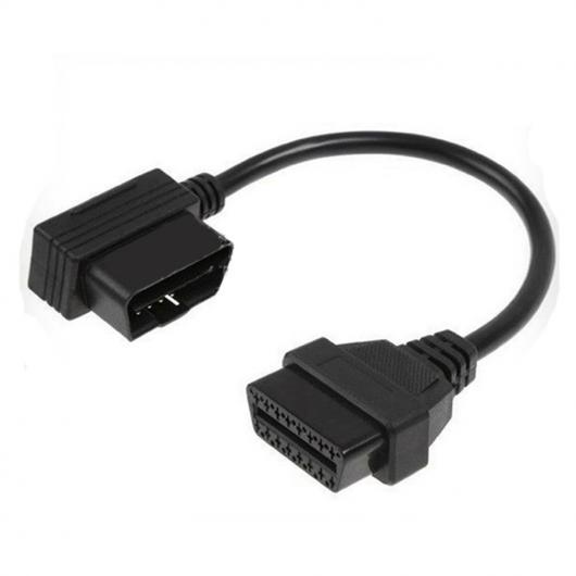 30センチ メートル OBD2 延長 ケーブル OBD2 16 ピン メス 車診断ツール L タイプ...