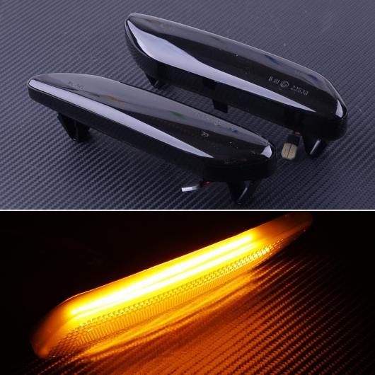 2ピース LED アンバー サイド マーカー シグナル ライト ランプ 適用: ミニ カントリーマン...